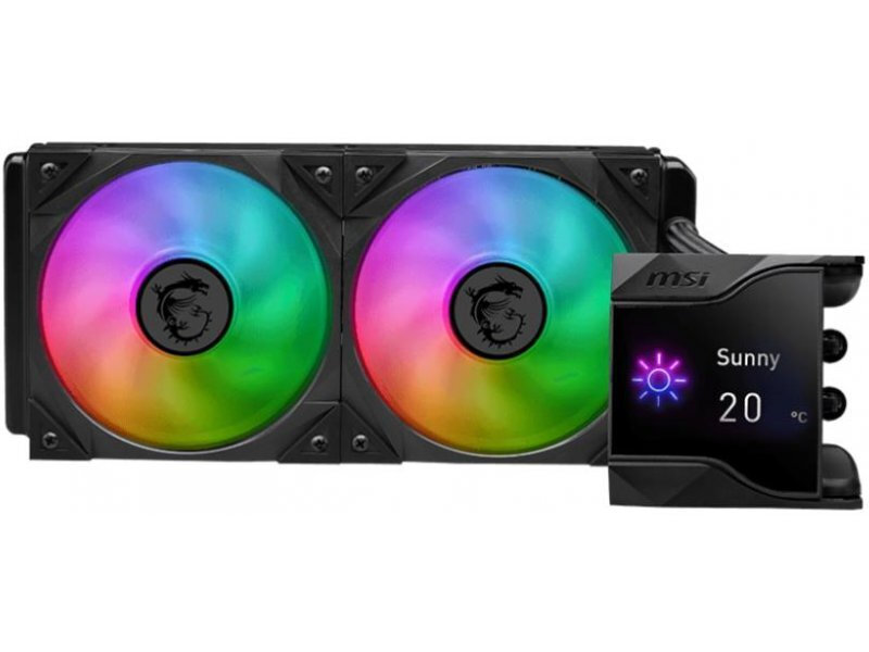 MSI MPG CORELIQUID D240 Υδρόψυξη Επεξεργαστή Διπλού Ανεμιστήρα 120mm για Socket AM4/AM5/1700/1200/115x με ARGB Φωτισμό