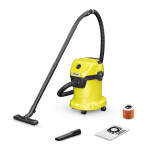 Karcher WD 3 V-17/4/20 Σκούπα Υγρών / Στερεών 1000W με Πλαστικό Κάδο 17lt Κωδικός 1.628-127.0
