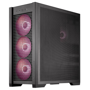 Asus TUF Gaming GT302 ARGB Midi Tower Κουτί Υπολογιστή με Πλαϊνό Παράθυρο Μαύρο