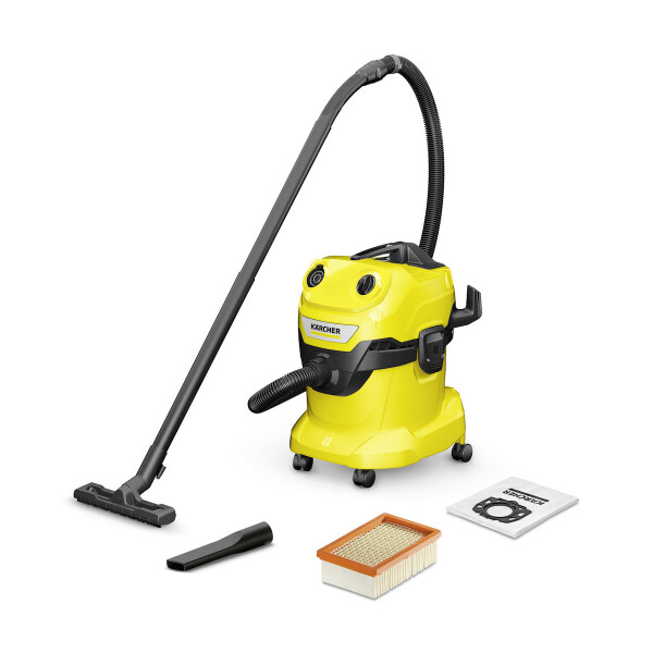 Karcher WD 4 V-20/5/22 Σκούπα Υγρών / Στερεών 1000W με Πλαστικό Κάδο 20lt Κωδικός 1.628-209.0