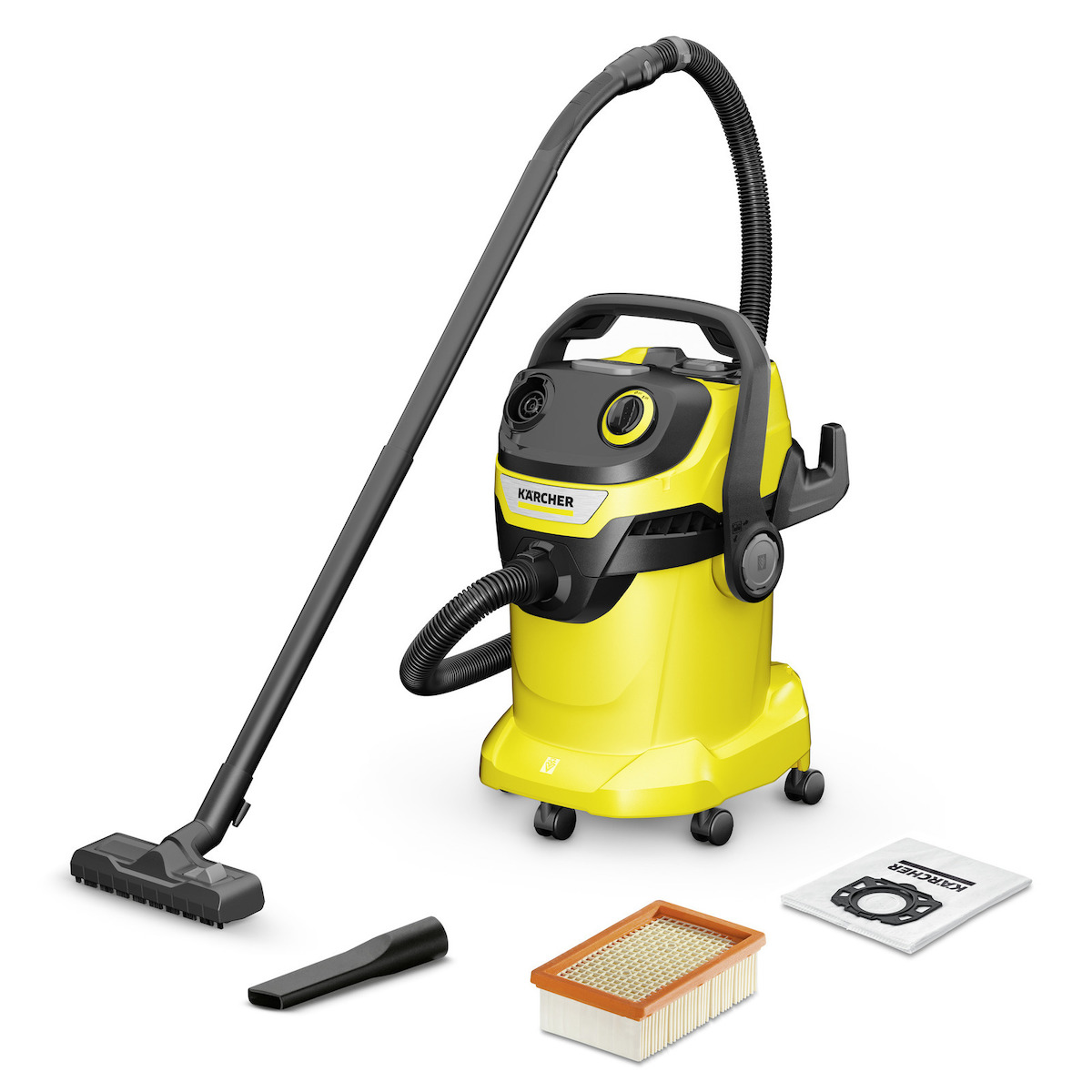 Karcher WD 5 V-25/5/22 Σκούπα Υγρών / Στερεών 1100W με Πλαστικό Κάδο 25lt Κωδικός 1.628-300.0