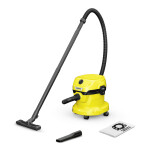 Karcher WD 2 Foam V Σκούπα Υγρών / Στερεών 1000W με Πλαστικό Κάδο 12lt Κωδικός 1.628-000.0