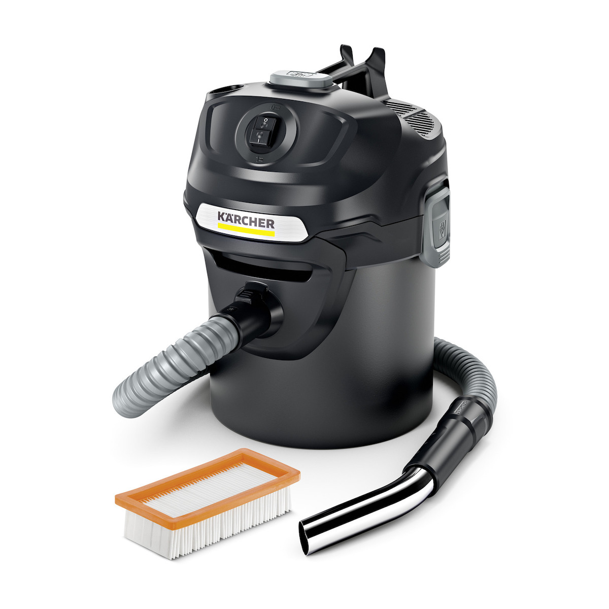 Karcher AD 2 Σκούπα Στάχτης 600W με Κάδο 14lt Κωδικός 1.629-711.0