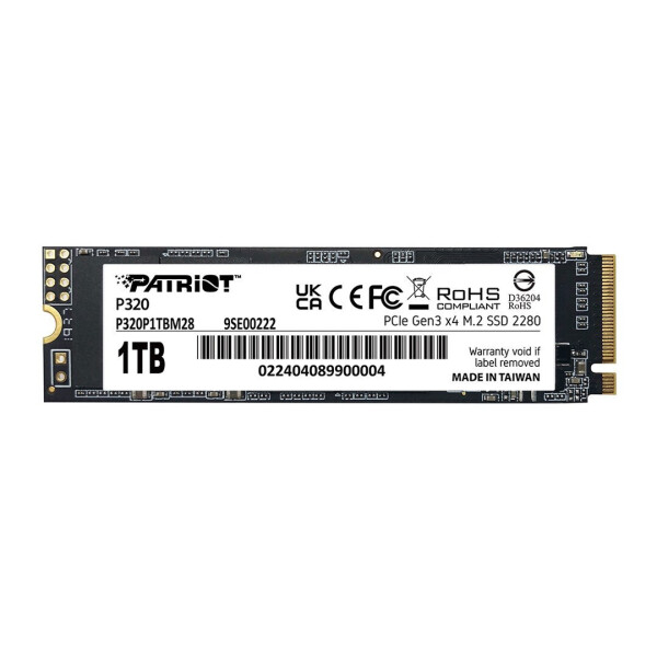 Patriot Viper P320 SSD 1TB M.2 NVMe PCI Express 4.0 Κωδικός P320P1TBM28