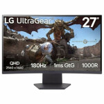 LG UltraGear 27GS60QC-B VA HDR Curved Gaming Monitor 27 QHD 2560x1440 180Hz με Χρόνο Απόκρισης 1ms GTG