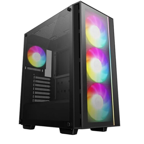 Deepcool Matrexx 55 V4 C Gaming Midi Tower Κουτί Υπολογιστή με Πλαϊνό Παράθυρο και RGB Φωτισμό Μαύρο
