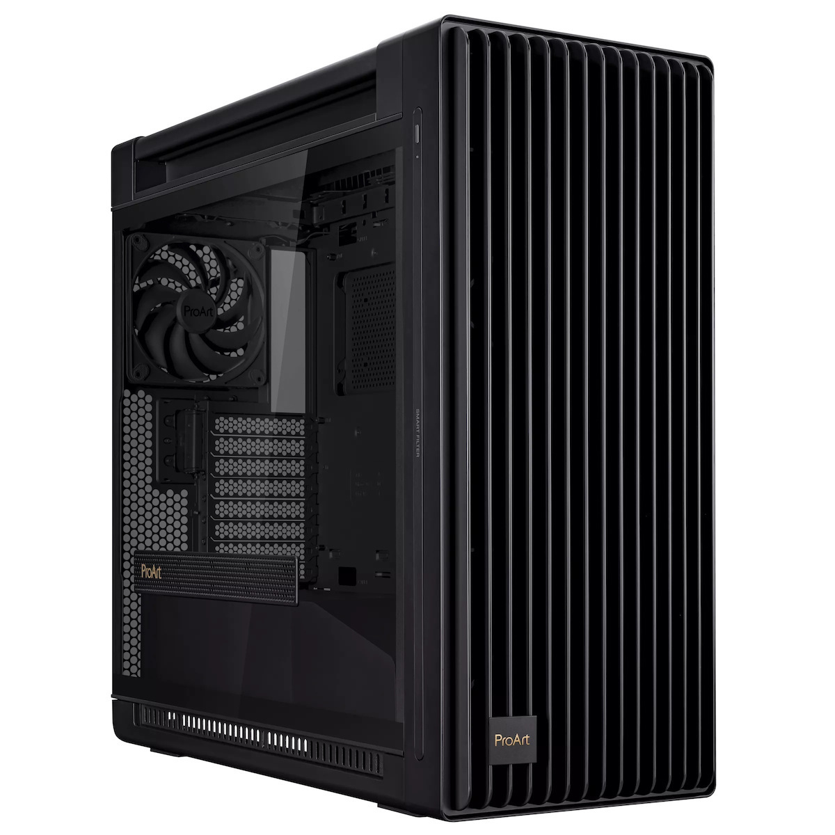 Asus ProArt PA602 Gaming Midi Tower Κουτί Υπολογιστή με Πλαϊνό Παράθυρο Μαύρο