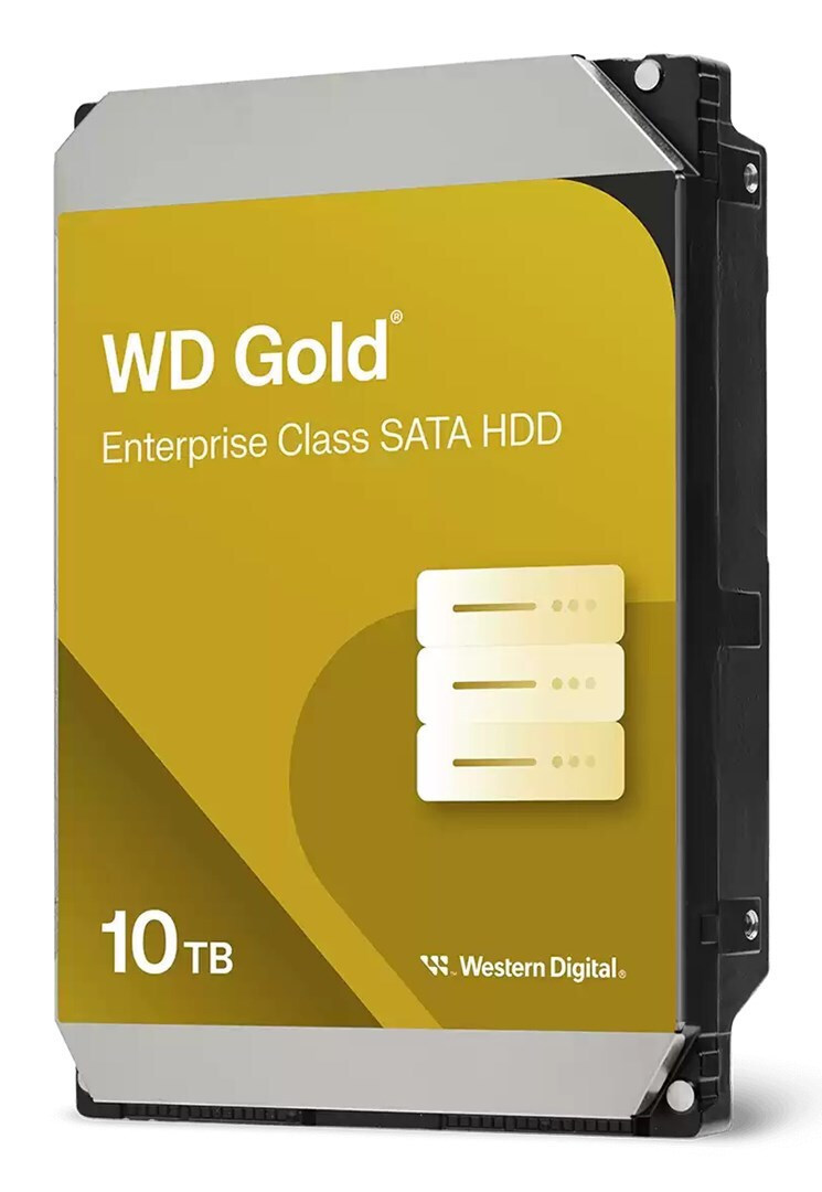 Western Digital Gold Enterprise Class 10TB HDD Σκληρός Δίσκος 3.5 SATA III 7200rpm με 512MB Cache για Server Κωδικός WD103KRYZ