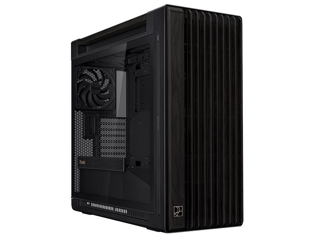 Asus ProArt PA602 Gaming Midi Tower Κουτί Υπολογιστή με Πλαϊνό Παράθυρο Wood Edition