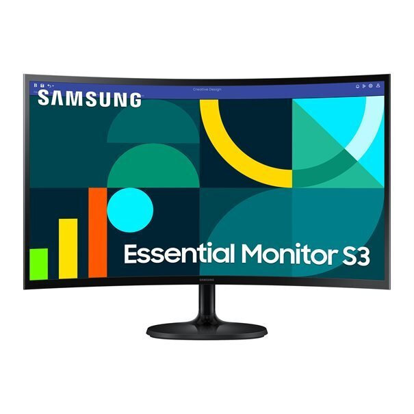 Samsung Essential S3 S27D364GAU VA Curved Monitor 27 FHD 1920x1080 με Χρόνο Απόκρισης 4ms GTG