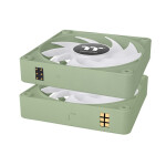 Thermaltake CT120 EX Case Fan με ARGB Φωτισμό και Σύνδεση 4-Pin PWM 3τμχ Matcha Green