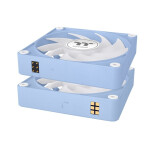 Thermaltake CT120 EX Case Fan με ARGB Φωτισμό και Σύνδεση 4-Pin PWM 3τμχ Hydrangea Blue