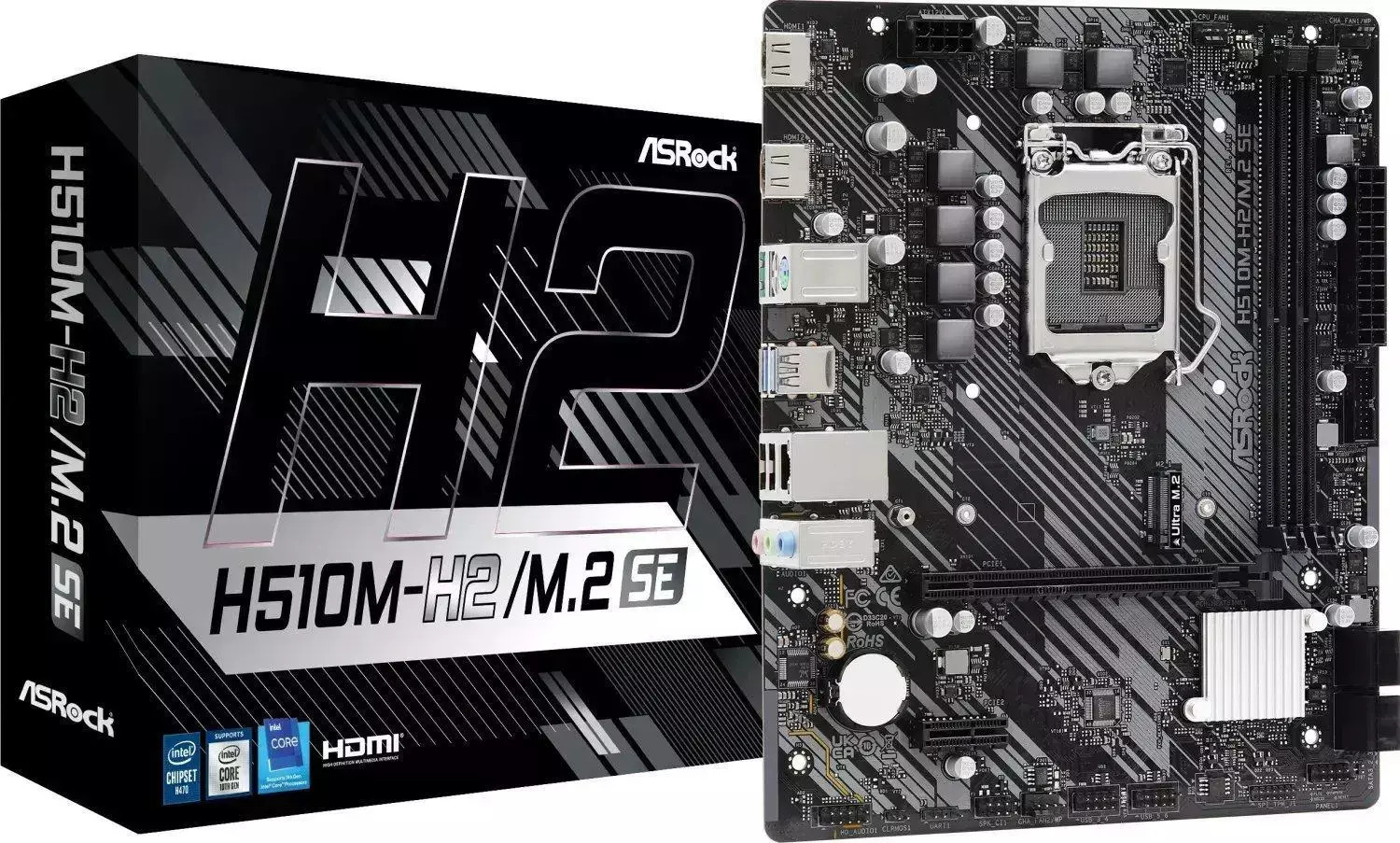 ASRock H510M-H2/M.2 SE Motherboard Micro ATX με Intel 1200 Socket 90-MXBMQ0-A0UAYZ