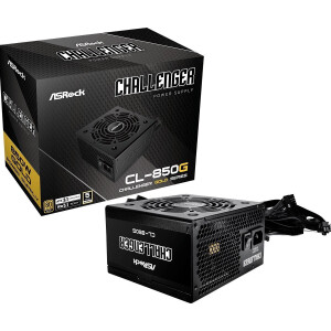ASRock Challenger CL-850G 850W Μαύρο Τροφοδοτικό Υπολογιστή Full Wired 80 Plus Gold