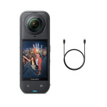 Insta360 x5 Action Camera 8K με Οθόνη και Wi-Fi Μαύρη