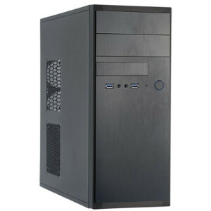 Chieftec HQ-01B-OP Gaming Midi Tower Κουτί Υπολογιστή με Πλαϊνό Παράθυρο Μαύρο