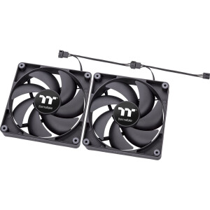 Thermaltake CT120 PC Case Fan με Σύνδεση 4-Pin PWM 2τμχ