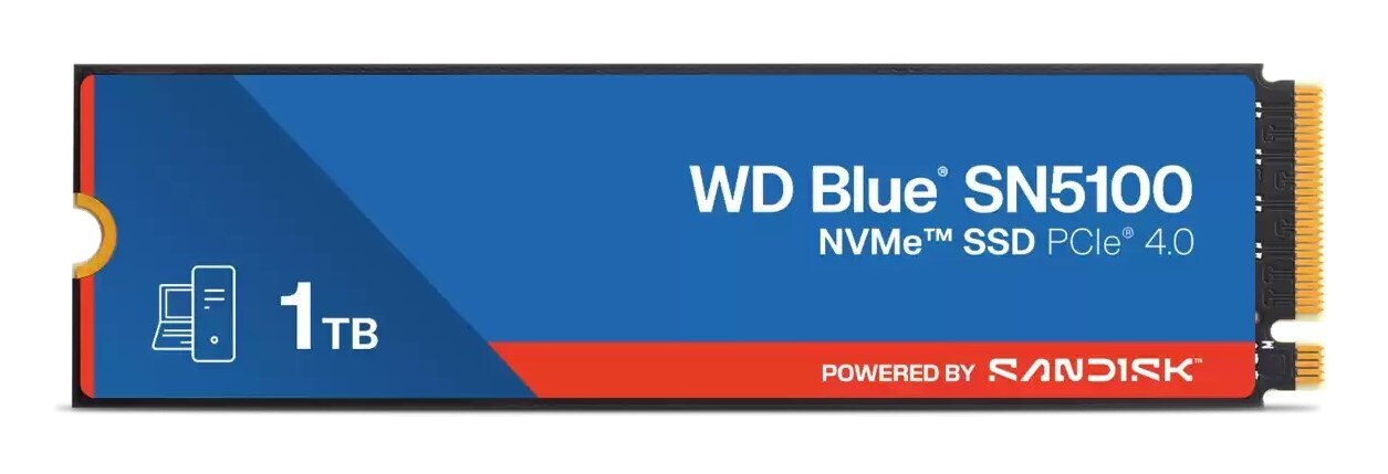 Western Digital Blue SSD 1TB PCle Card NVMe Κωδικός WDS100T5B0E