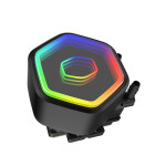 CoolerMaster MasterLiquid 240 Core II Υδρόψυξη Επεξεργαστή Διπλού Ανεμιστήρα 120mm για Socket AM4/AM5/1700/1200/115x με ARGB Φωτισμό