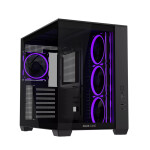 Asus A32 Plus Gaming Midi Tower Κουτί Υπολογιστή με Πλαϊνό Παράθυρο και ARGB Φωτισμό Μαύρο