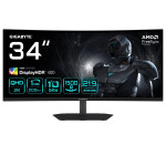 Gigabyte G34WQC2 Ultrawide VA HDR Curved Gaming Monitor 34 QHD 3440x1440 200Hz με Χρόνο Απόκρισης 1ms GTG