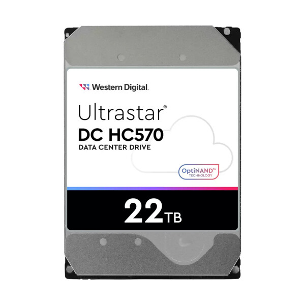 Western Digital Ultrastar DC HC570 22TB HDD Σκληρός Δίσκος 3.5 SATA III 7200rpm με 512MB Cache για Server Κωδικός 0F48155