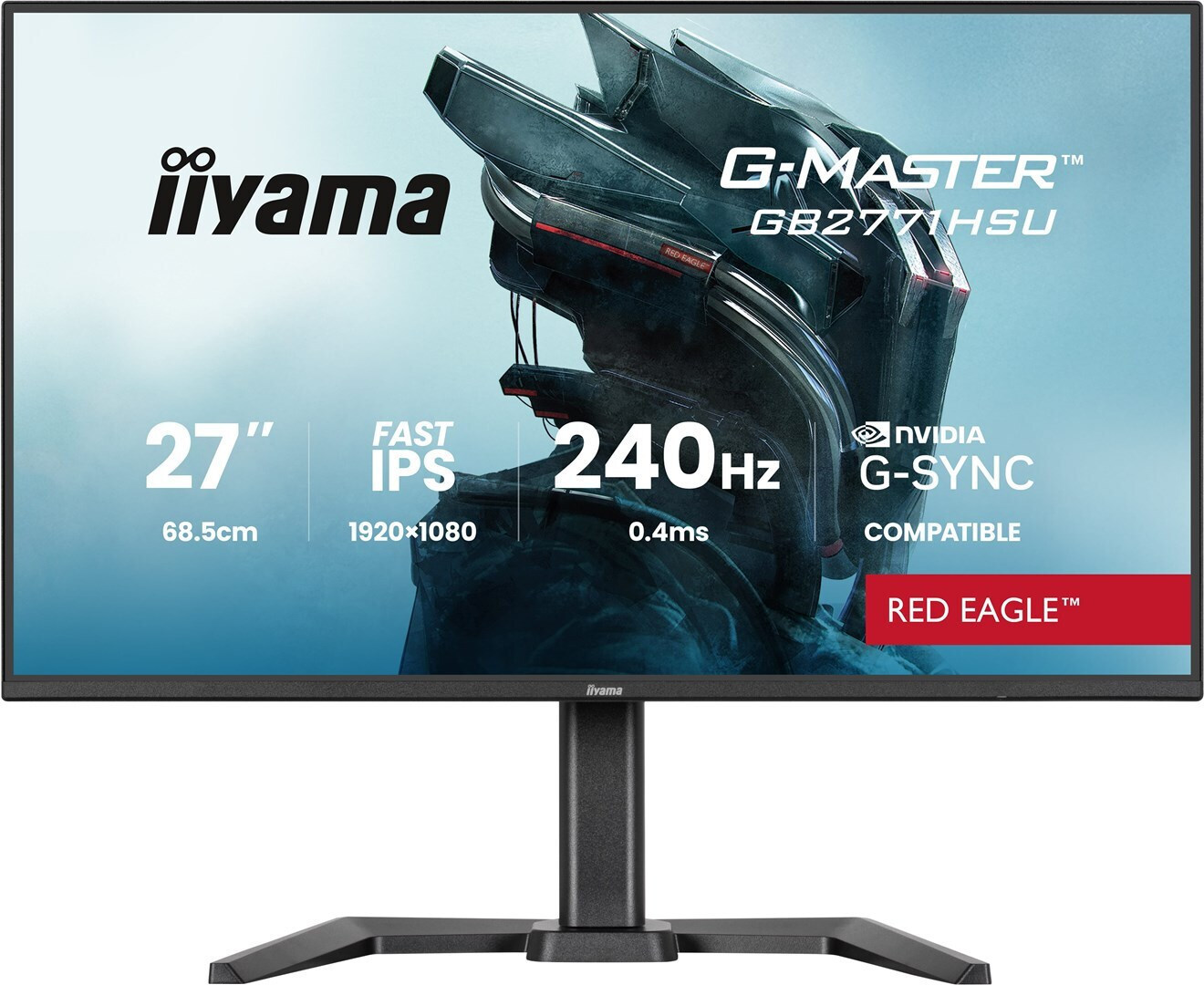 Iiyama G-Master Red Eagle IPS HDR Monitor 27 FHD 1920x1080 240Hz