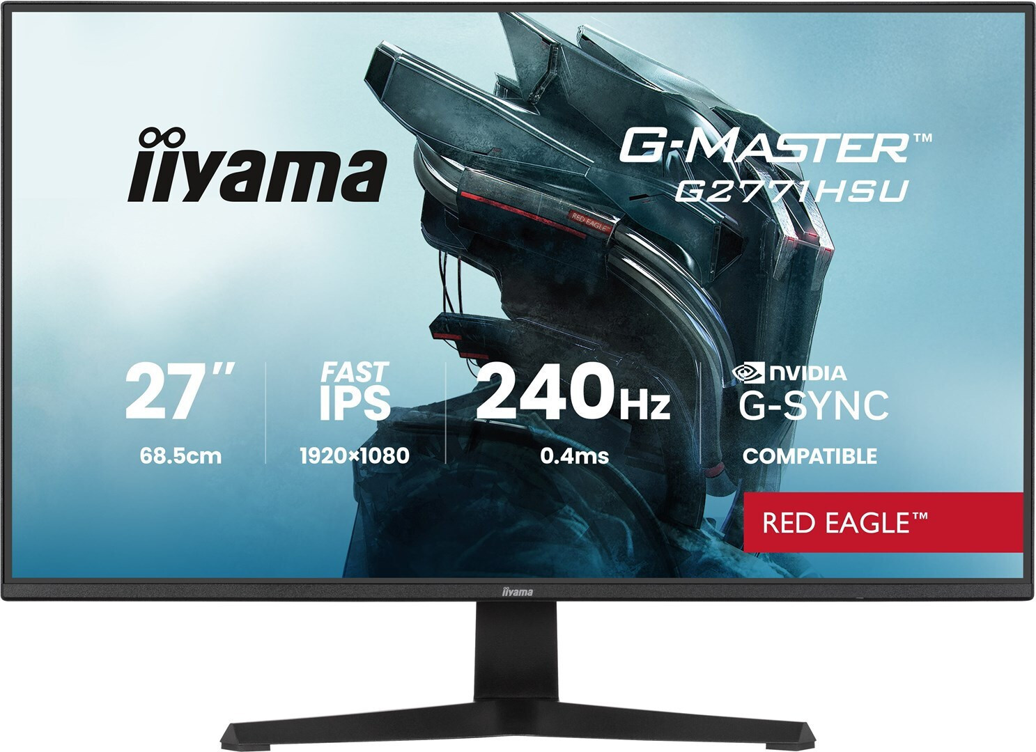 Iiyama G-Master Red Eagle IPS HDR Monitor 27 FHD 1920x1080 240Hz