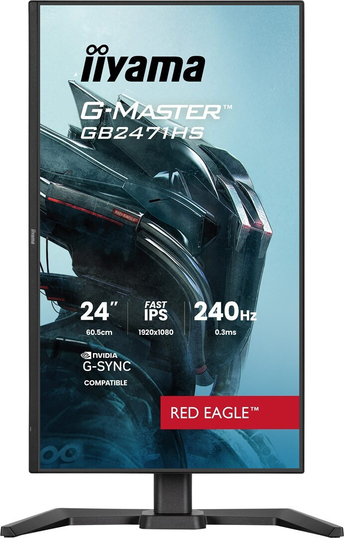 Iiyama G-Master Red Eagle IPS HDR Monitor 23.8 FHD 1920x1080 240Hz