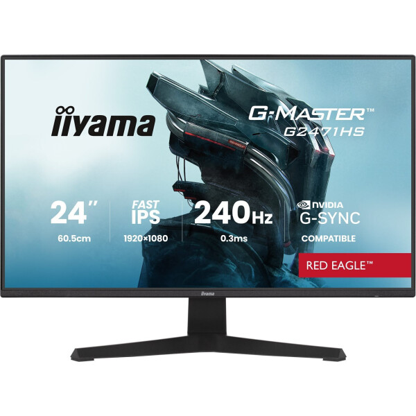 Iiyama G-Master Red Eagle IPS HDR Monitor 23.8 FHD 1920x1080 240Hz