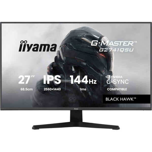 Iiyama G-Master Black Hawk IPS Monitor 27 QHD 2560x1440 144Hz