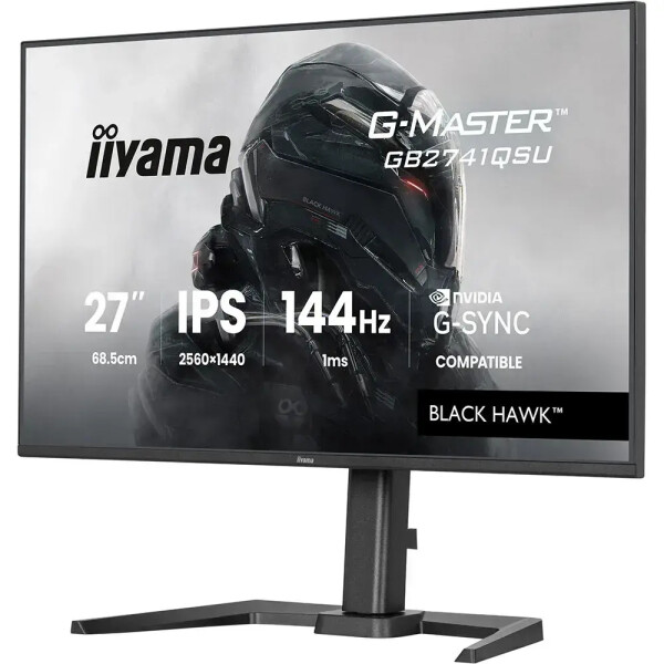 Iiyama G-Master Black Hawk IPS Monitor 27 QHD 2560x1440 144Hz
