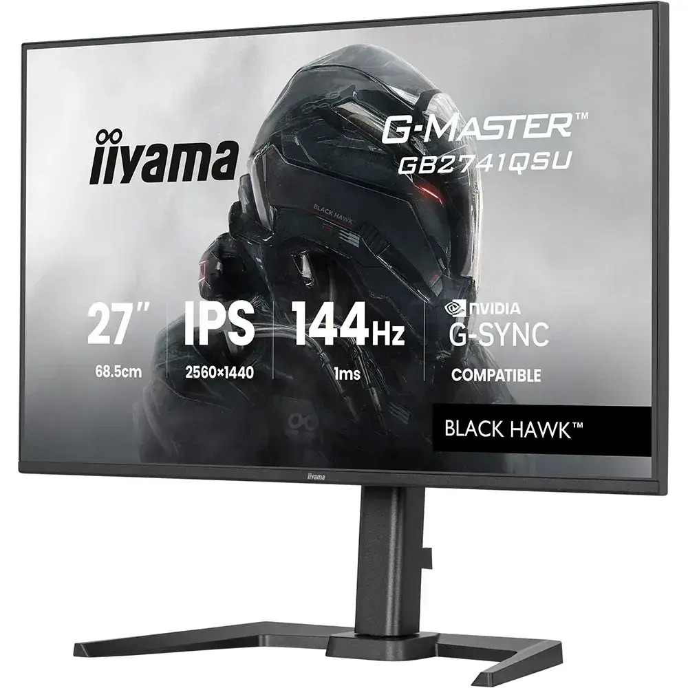 Iiyama G-Master Black Hawk IPS Monitor 27 QHD 2560x1440 144Hz