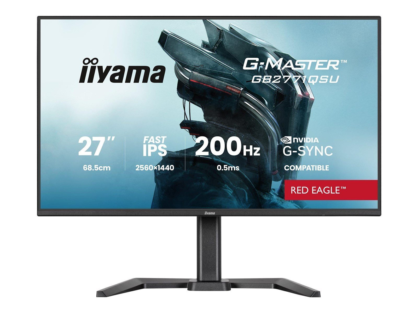 Iiyama G-MASTER GB2771QSU-B1 IPS Monitor 27 QHD 2560x1440 200Hz