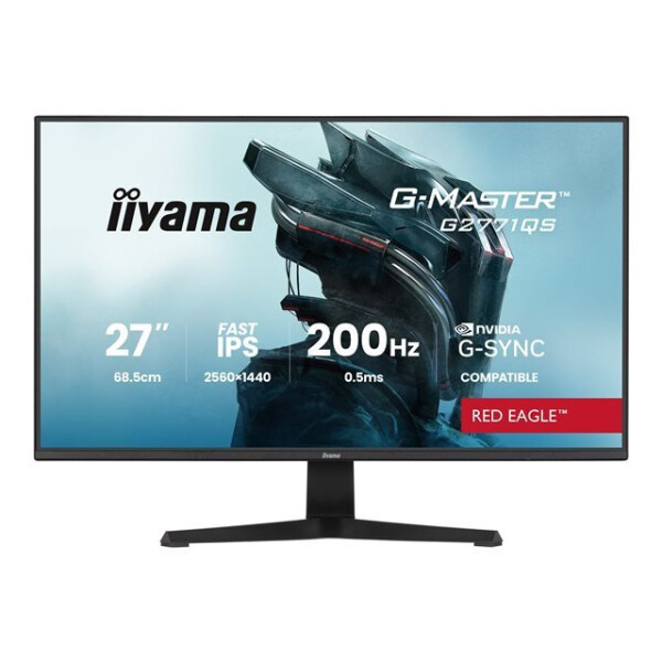Iiyama G-Master G2771QS-B1 IPS HDR Monitor 27 QHD 2560x1440 200Hz