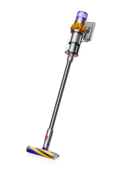 Dyson V15 Detect Absolute Επαναφορτιζόμενη Σκούπα 2 σε 1 Stick Χειρός 25.2V Ασημί