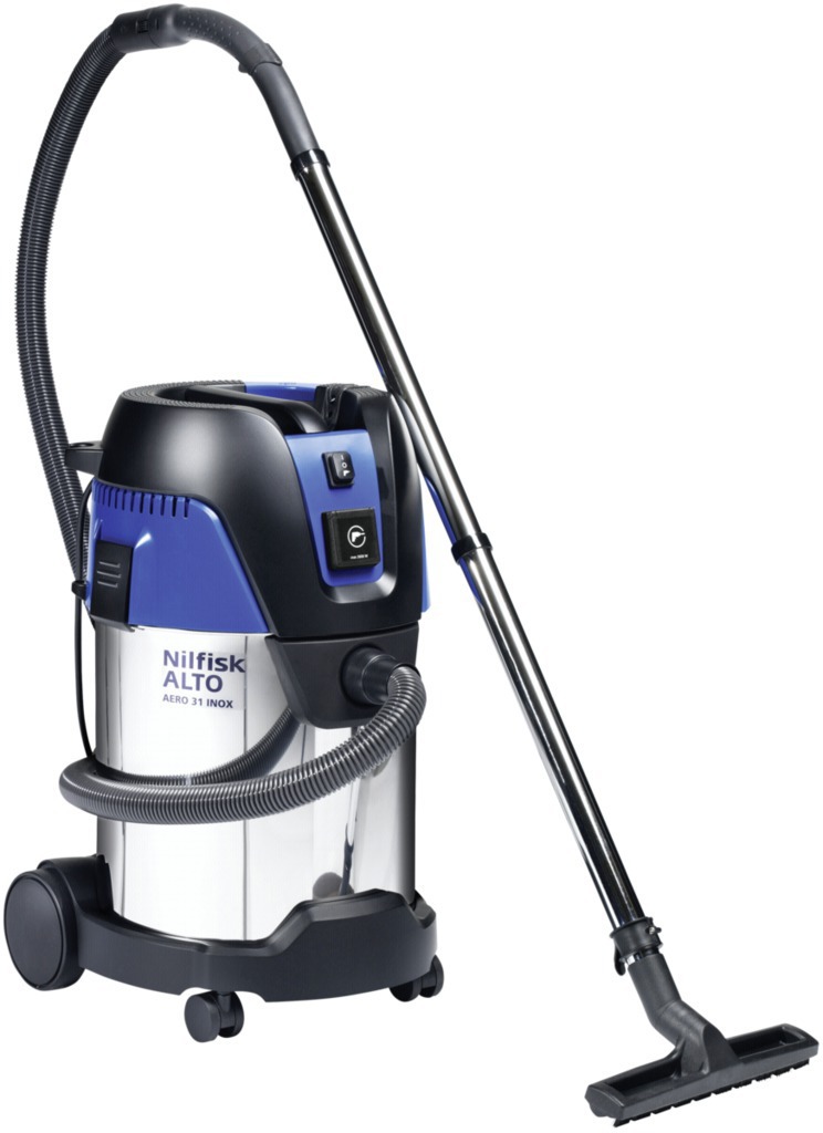 Nilfisk Aero 31-21 PC Σκούπα Υγρών / Στερεών 1250W με Ανοξείδωτο Κάδο 30lt Κωδικός 107406607