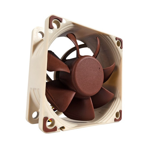 Noctua NF-A6x25 FLX Case Fan 60mm με Σύνδεση 3-Pin / 4-Pin Molex Καφέ