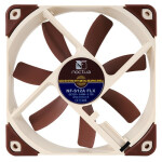 Noctua NF-S12A FLX Case Fan 120mm με Σύνδεση 3-Pin / 4-Pin Molex Καφέ