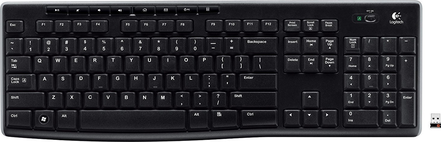 Logitech Wireless Keyboard K270 Πληκτρολόγιο Αγγλικό US