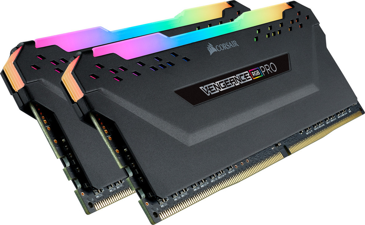Corsair Vengeance RGB Pro DDR4 32GB RAM με 2x16GB Modules και Ταχύτητα 2933 για Desktop Κωδικός CMW32GX4M2Z2933C16