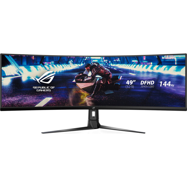 Asus ROG Strix XG49VQ Ultrawide VA HDR Curved Gaming Monitor 49 3840x1080 144Hz με Χρόνο Απόκρισης 4ms GTG