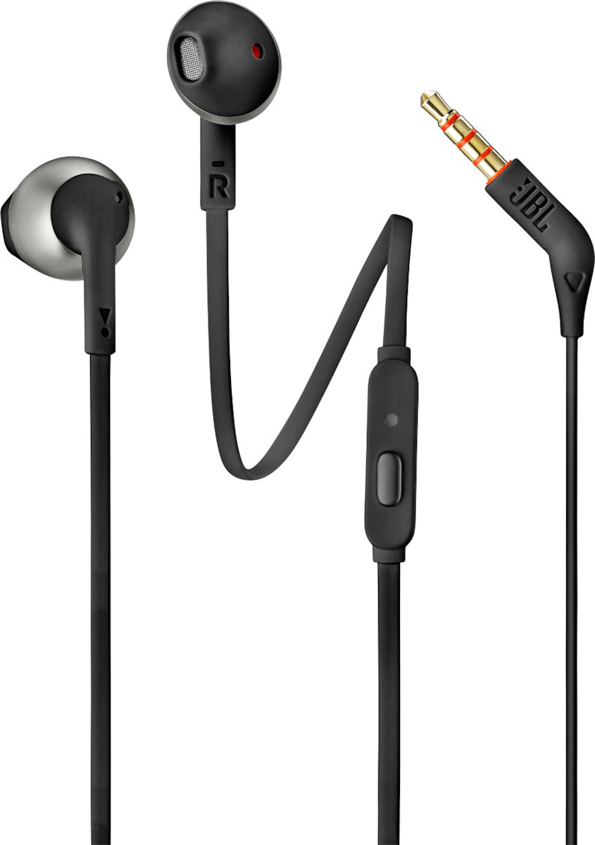 JBL Tune 205 Earbuds Handsfree με Βύσμα 3.5mm Μαύρο