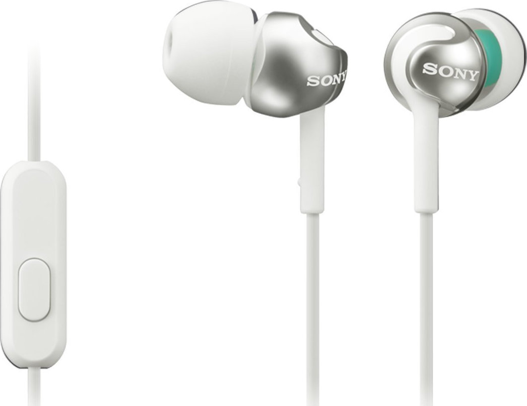 Sony MDR-EX110AP In-ear Handsfree με Βύσμα 3.5mm Λευκό