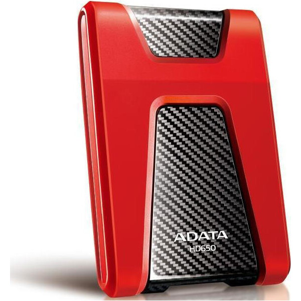 Adata HD650 USB 3.0 Εξωτερικός HDD 1TB 2.5 Κόκκινο