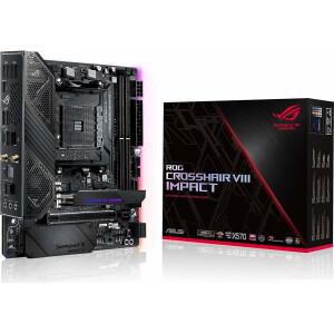 Asus ROG Crosshair VIII Impact X570 Wi-Fi Motherboard Mini DTX με AMD AM4 Socket 90MB11Q0-M0EAY0
