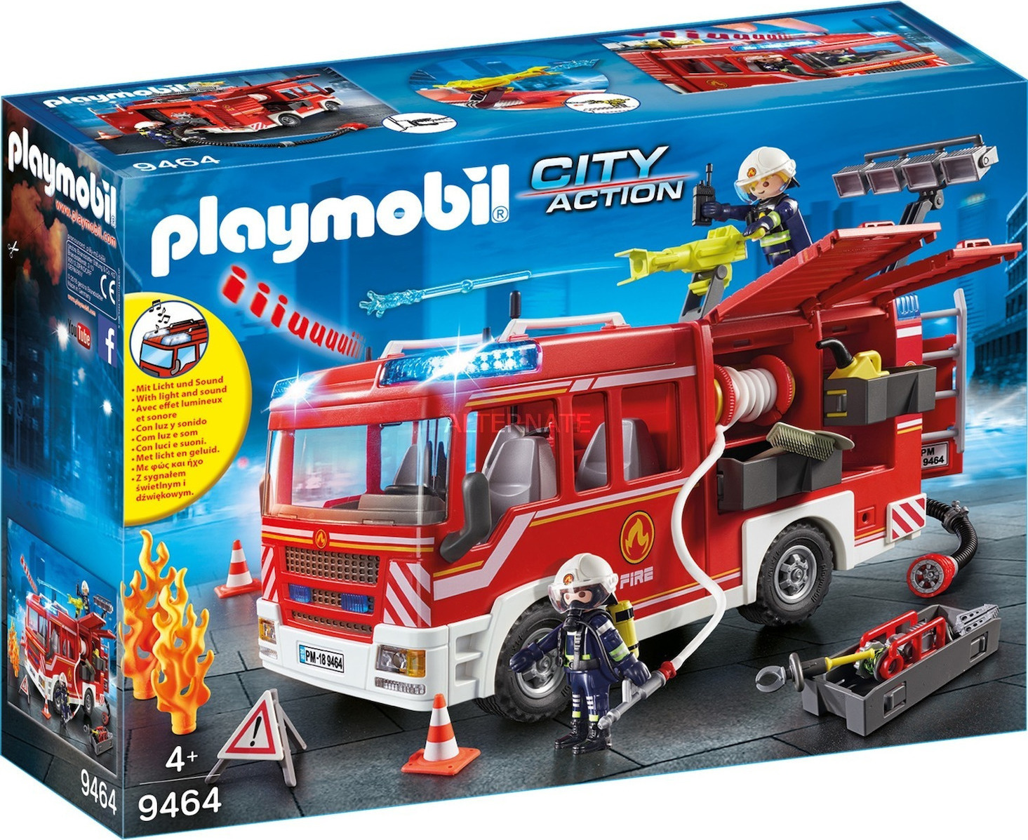 Playmobil City Action Πυροσβεστικό Όχημα για 4 ετών