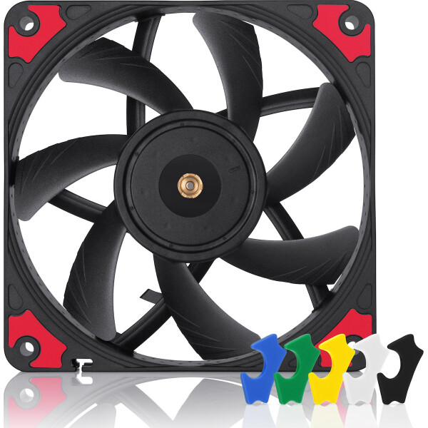 Noctua NF-A12x15 Chromax.Black.Swap Case Fan 120mm με Σύνδεση 4-Pin PWM
