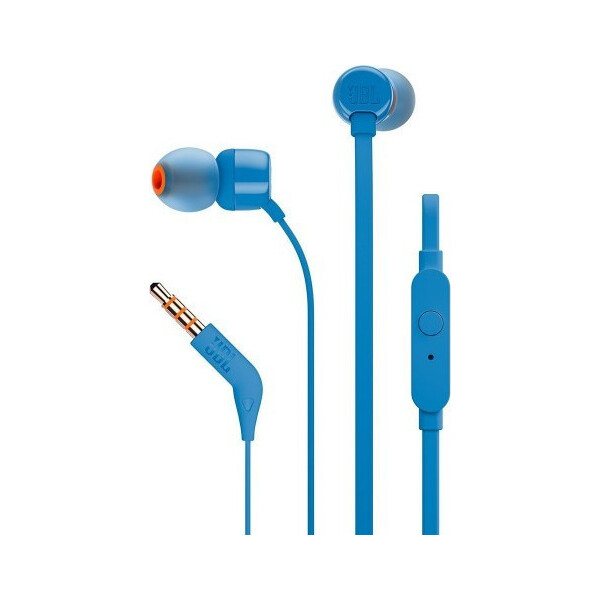 JBL Tune 160 In-ear Handsfree με Βύσμα 3.5mm Γαλάζιο