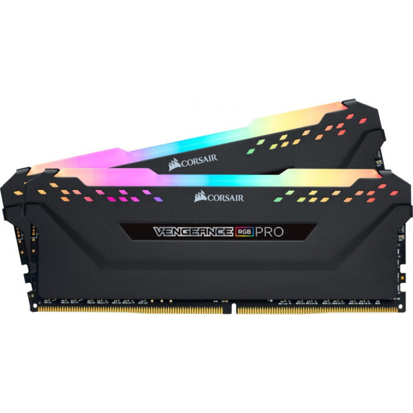 Corsair Vengeance RGB Pro DDR4 16GB RAM με 2x8GB Modules και Ταχύτητα 3200 για Desktop Κωδικός CMW16GX4M2Z3200C16